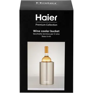 Haier HAWTB01 isolierter Weinkühler für Wein, Doppel Wand, Inox