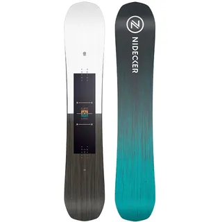 NIDECKER Score Wide Snowboard - White / Black / Brown - 156W