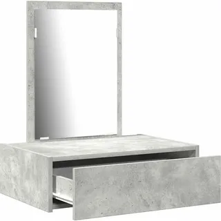 vidaXL Schminktisch mit Schubladen Grau 60 x 40 x 70 cm Holzwerkstoff - Grau