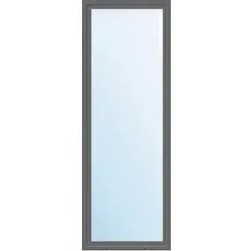 Kunststofffenster ARON Basic weiß/anthrazit 650x1550 mm DIN Rechts