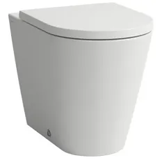Laufen Kartell Stand-WC Tiefspüler, ohne Spülrand, Abgang waagerecht/senkrecht, 370x560x430mm, H823337, Farbe: Snow (weiß matt)