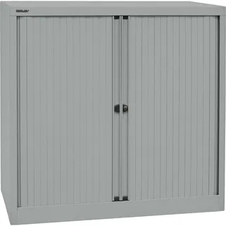 BISLEY Rollladenschrank 100,0 x 43,0 x 103,0 cm silber