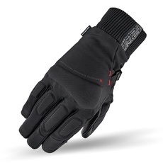 Bild OSLO WIND MEN Motorradhandschuhe Herren - Ganzjährig Touchscreen Handschuhe mit Knöchelprotektor, Handgelenk und Finger Aufpralldämpfer, Visierwischer (Schwarz, XL)