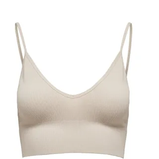 ONLY Damen Onlvicky Rib Seamless V-Neck Top Noos Bustier