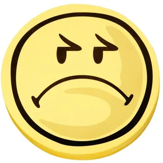 Magnetoplan 1111564 Moderationskarten Smiley negativ