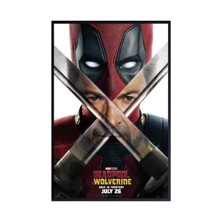 Theissen Marvel Deadpool & Wolverine Movie Poster Film #3 - Matte Wandposter Frameless Gift 15x22.8 inch(38cm x 58cm)