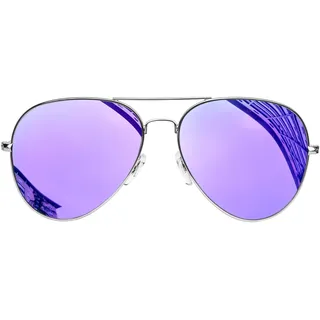 KANASTAL Groß Sonnenbrille Herren Damen Polarisiert Lila