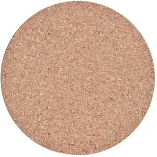 Zeller Untersetzer Ø 26 cm Holz, Textil, Natur Braun