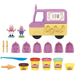Hasbro Play-Doh Peppas Eiswagen Bastel-Set Knete