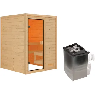 Karibu Sandra inkl. 9 kW Ofen + int. Steuerung