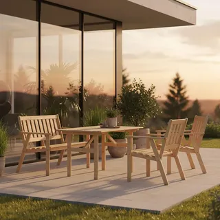 Merxx Sylt Set 5-tlg. Beige/Braun