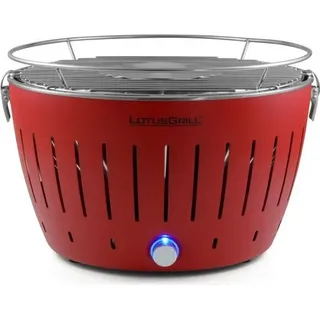 LotusGrill Starter-Set Classic 1x Grill Feuerrot mit USB-Anschluß inkl. Zubehör - Rot