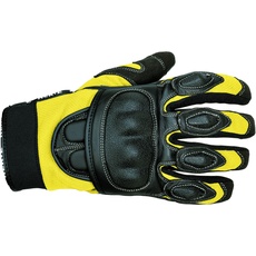 Nerve Sporty Handschuhe, Schwarz/Gelb, 8