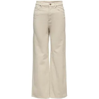 Only Damen Cordhose ONLHOPE GLOBAL EX Relaxed Fit - Beige 34 36 38 40 42 Cotton, Größe:40W / 32L, Farbe:Oatmeal 15263179
