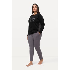 Große Größen Loungewear-Hose, Damen, braun, Größe: 62/64, Baumwolle/Polyester, Ulla Popken