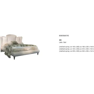 Doppelbett Doppel Bizzotto Möbel Neu Design Schlafzimmer Italienische Möbel Neu - Weiß