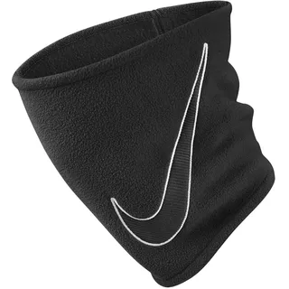 Nike 2.0 Schlauchschal Winter Halswärmer warm weich Running Outdoor Training Sport Schal Unisex, Black/White, One Size