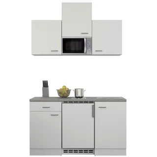 Flex-Well Miniküche 150 cm Weiß