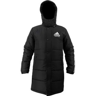 adidas Performance Parka mit Kapuze, schwarz, weiß