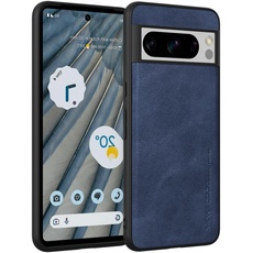 X-level für Google Pixel 8 Pro Hülle, [Earl 3 Series] PU Leder Handyhülle Weich TPU Bumper Stoßfest Dünn Kratzfest Schutzhülle Kompatibel mit Pixel 8 Pro 5G Case - Blau