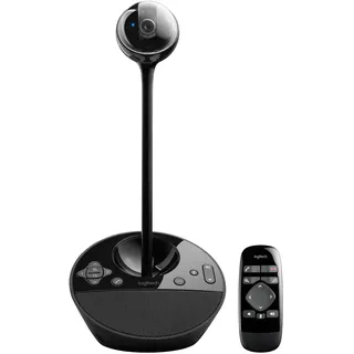 Logitech Business Business BCC950 Videokonferenz-Webcam mit Freisprecheinrichtung, HD 1080p, 180 degreeBlickfeld, Breitbandaudio, Motorisierte Kamera, Multidirektionaler Lautsprecher, Für 1-4 Personen, PC/Mac - Schwarz