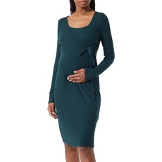Noppies Maternity Damen Dress Redan Nursing Long Sleeve Kleid, Green gables-P982, M
