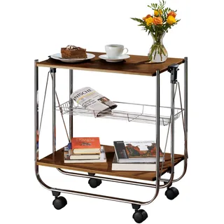 Wenko Servierwagen Deluxe braun