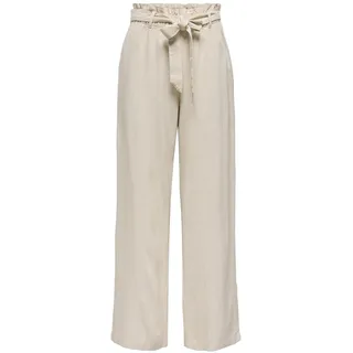 JdY Damen Jdysay Mw Linen Belt Pant WVN Noos Locker Geschnittene Hose, Oatmeal, 38
