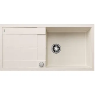 Metra XL 6 Silgranit Softweiß 1000 x 500 mm Drehknopfventil