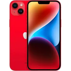 Apple iPhone 14 Plus (128 GB, (PRODUCT)​RED, 6.70", SIM + eSIM, 12 Mpx, 5G), Smartphone, Rot