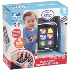 Infini Fun - Meine erste Fitness-Uhr – die erste Nachahmung Fitness-Uhr für Kleinkinder – Spielzeug mit mehrfachem Lernen, ab 18 Monaten