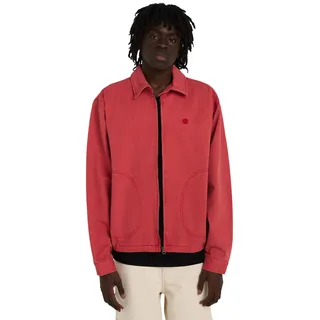 Outdoorjacke ELEMENT "Harrington Twill", Herren, Gr. XL, cardinal, Obermaterial: 70% Walkfrottier, 30% Walkfrottier;, Jacken Outdoorjacke