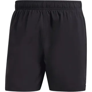 adidas Solid CLX Short-Length Badeshorts Black / Lucid Lemon S