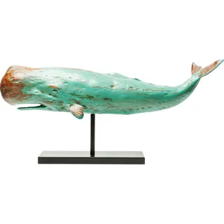Kare Design »Deko Figur Whale Base 77cm«, blau,