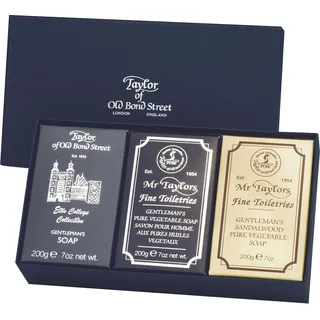 Taylor of Old Bond Street Soap Mixed Bath Soaps 3 x 200 g