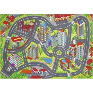 Flachgewebe grau grün 140x200 cm