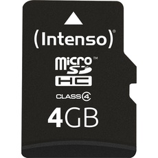 Bild microSD Class 4 + SD-Adapter 4 GB