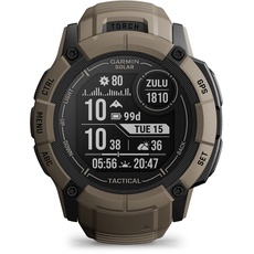 Garmin Instinct 2X Solar – GPS-Smartwatch mit unendlicher Akkulaufzeit im Smartwatch-Modus, über 40 Sport-Apps, Smart Notifications, Garmin Pay, Trainingszustand, Fitnessalter, Schlafanalyse uvm.