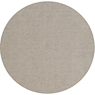 the carpet Teppich »Boho Nature Wool«, rund, Natur Wool Handgewebter Wollteppich skandinavischen Boho-Look the carpet Beige Ø 200 cm   1 St.