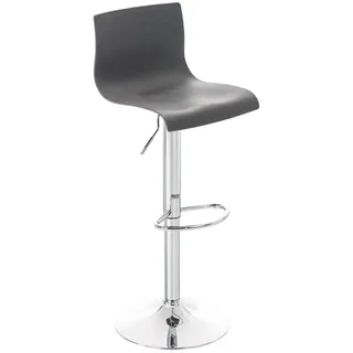 CLP Barhocker Hover Kunststoff mit Metall-Gestell grau Material Gestell Metall in Chromoptik - Grau