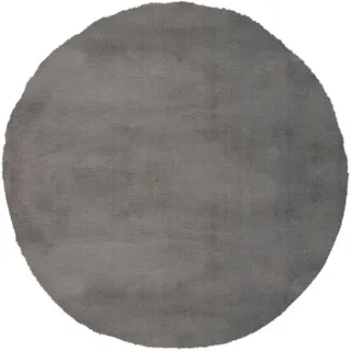 Kayoom "Chaplin 545", rund 22 mm Höhe Kurzflor, Modernes Muster, Uni, Fußbodenheizungsgeeignet, Wohnzimmer,