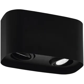 Eglo Deckenleuchte , Schwarz , Metall , rechteckig , 12.5x12x24 cm , ZigBee-Technologie, Smartphone-Steuerung, Farbtemperaturwechsler , Lampen & Leuchten, Innenbeleuchtung, Smart-Home-Lampen, Smart Home Deckenleuchten