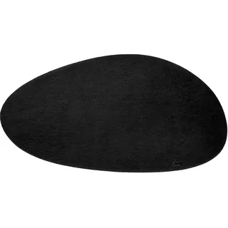 silwy® Metall-Nano-Gel-Platzset Black (Large) in Lederoptik für rutschfeste Magnet-Gläser - abwaschbar und wiederverwendbar - perfekt für Camping, Caravaning und Boating