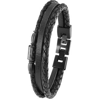 s.Oliver Lederarmband »2022637«, schwarz