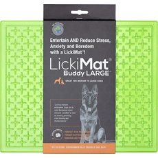 LickiMat LICKI MAT - Dog Bowl Buddy Xl Green 30,5X25,5Cm - (645.5382), Futternapf