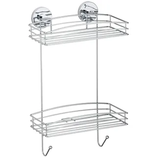 Wenko Vacuum-Loc Wandregal 2 Etagen