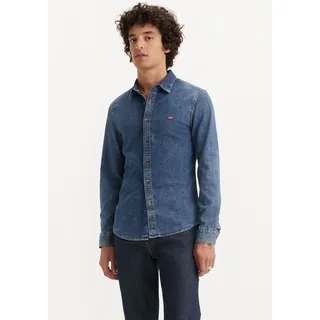 Levi's® Jeanshemd »LS BATTERY HM SHIRT SLIM« aus pflegeleichtem Baumwollmix, blau