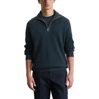 Marc OߴPolo Herren Troyer mit geripptem Kragen Regular Fit