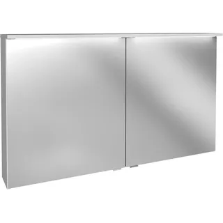 Fackelmann Spiegelschrank OXFORD Weiß 120,2 cm mit Softclose Türen