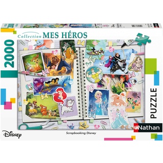 Ravensburger Nathan 4005556878871 2000 Teile – Scrapbooking Disney Classique Puzzle für Erwachsene, Mehrfarbig